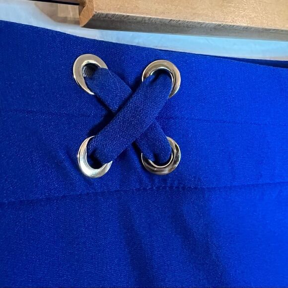 Rafaela Women’s Comfort Skort size Small Royal Blue Pull-on Elastic Waist - Picture 3 of 6